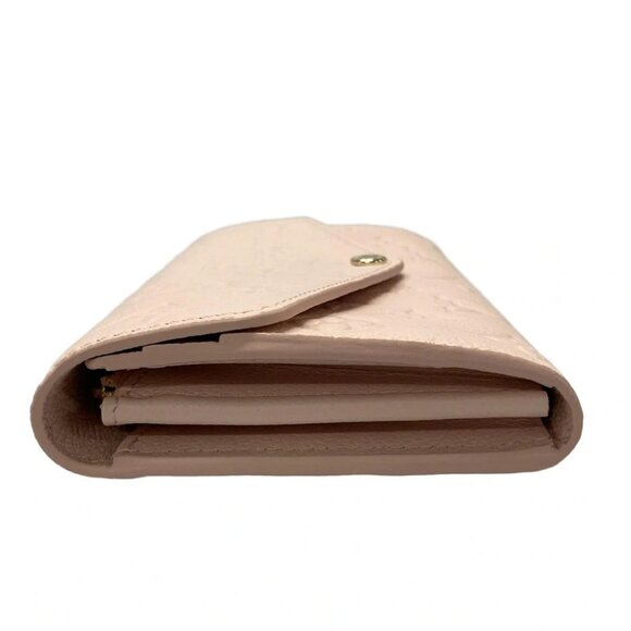 Auth LOUIS VUITTON Portefeuille Sara M83443 Pink Opal Monogram Empreinte - - Picture 9 of 12